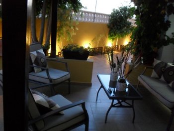 Zona living en Terraza