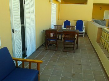 Terraza completamente equipada