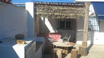La entrada de la vivienda con su porchecito