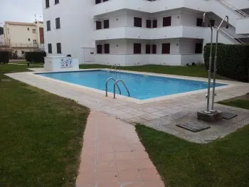 Apartamento con piscina en cala montg - l'escala