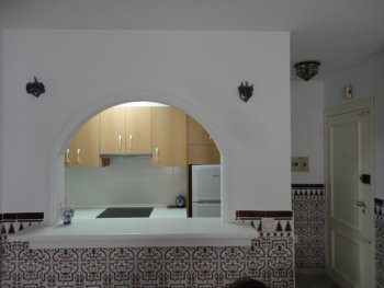 cocina y entrada