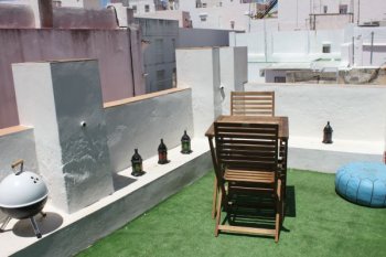 Acogedor apartamento con terraza en el casco histrico de Cdiz cerca de las playas