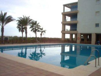 Vista de la piscina