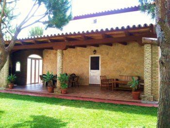 Complejo Rural a 100 metros de la playa el Palmar con piscina, pista de padel y mesa de ping-pong