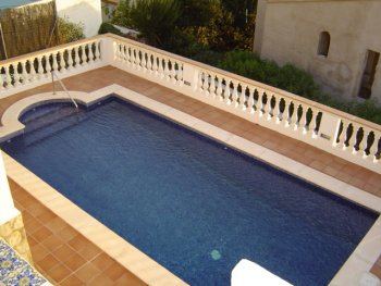 Villa con piscina privada y vistas al mar, playa son bou (3)