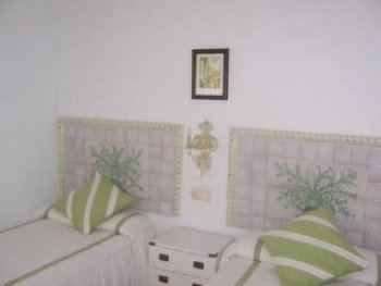 dormitorio verde