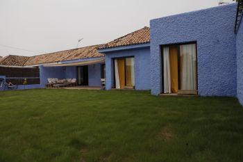 casa desde el jardín