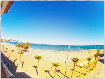 Apartamento primerísima línea de playa villajoyosa oferta