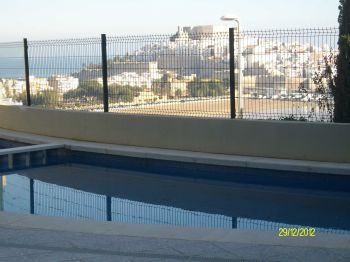vista desde piscina