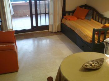 Salón y terraza
