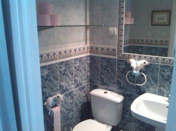 baño completo con bañera