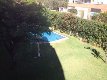Vista a la piscina