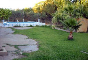 Zonas verdes y piscina