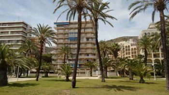 vista del edificio desde la playa