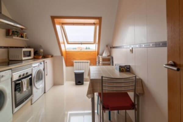 Cocina con vistas