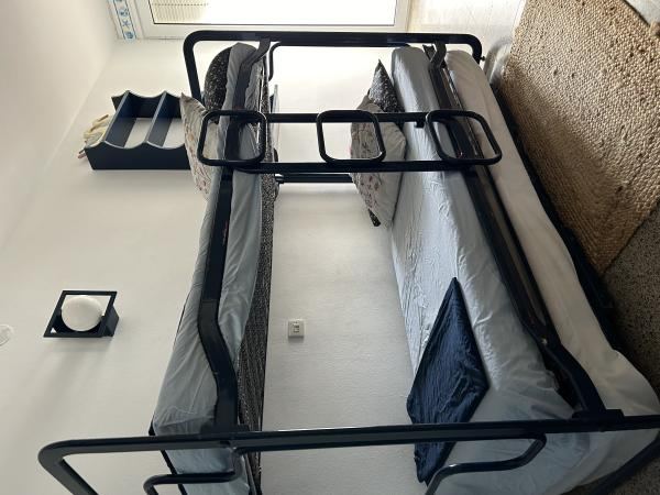 Gran habitación niños litera con terraza juegos